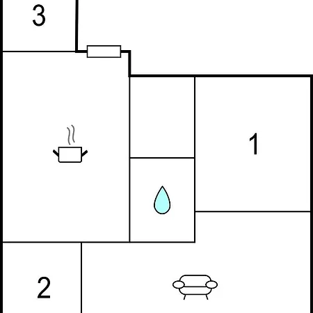 Apartment Two-bedroom In Ribe